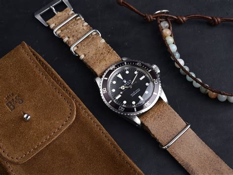 rolex submariner nato leather|Rolex NATO strap for sale.